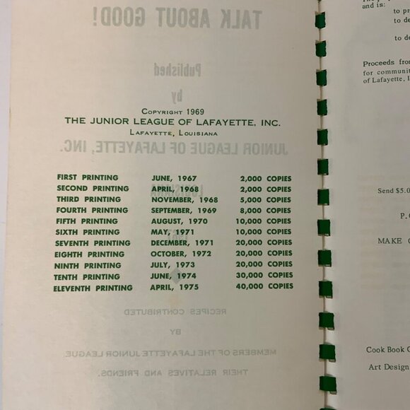 Talk About Good I & II Cajun Creole Cookbooks Lafayette Louisiana Junior League - Picture 3 of 16
